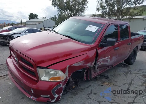 2012 Ram 1500 St from USA, damaged, VIN 1C6RD6KTXCS138764
